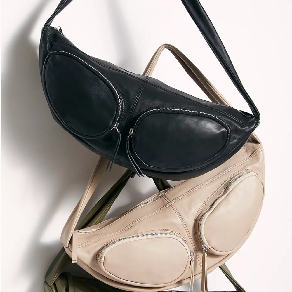 Free People Black Kaia Sling Bag (NEW)